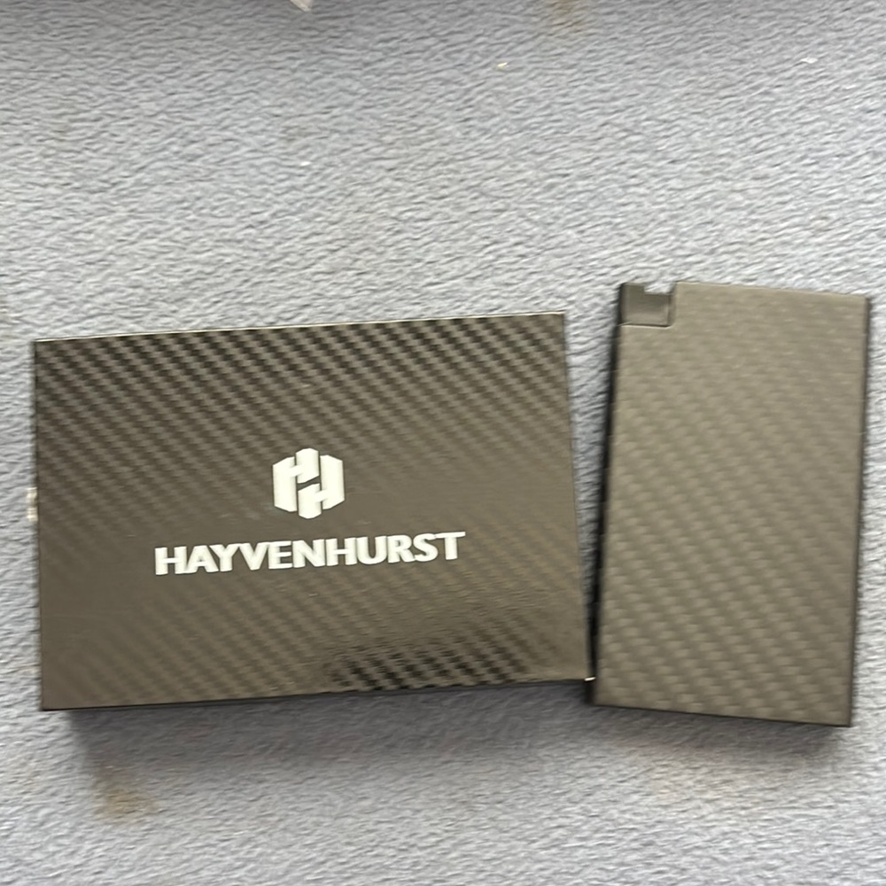 Black Carbon Fiber Money Clip